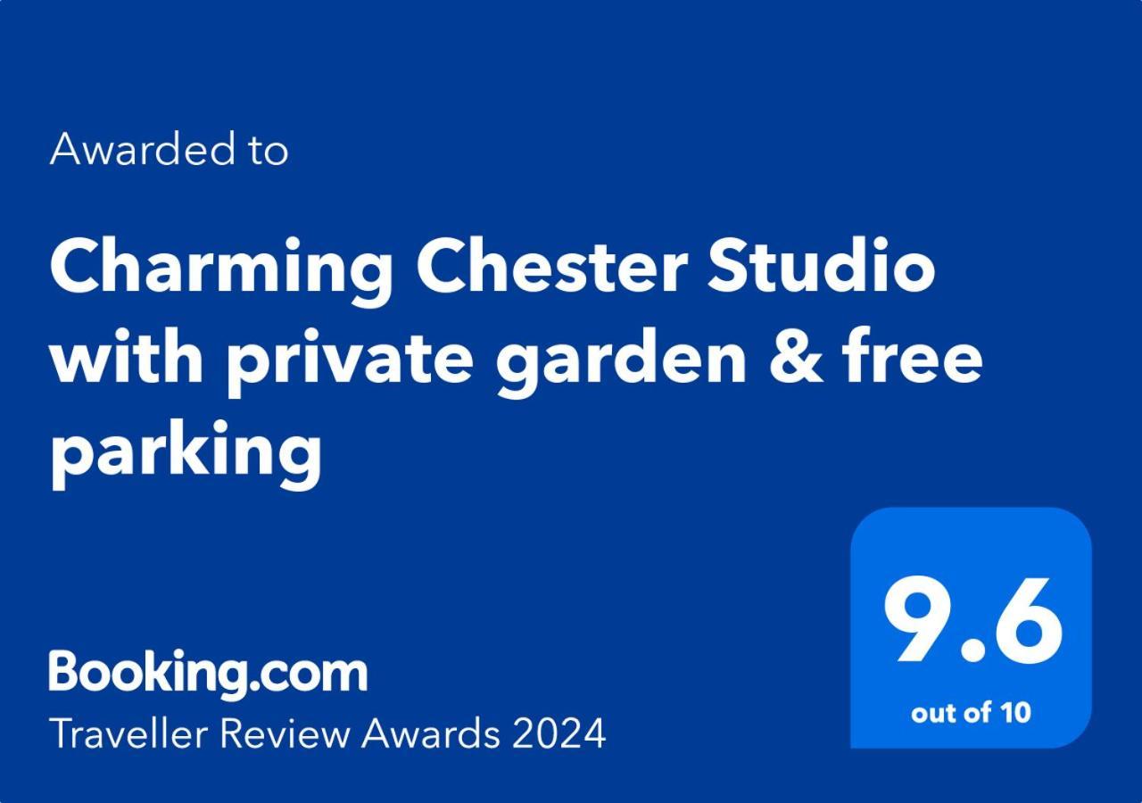 Charming Chester Studio With Private Garden & Free Parking Zewnętrze zdjęcie